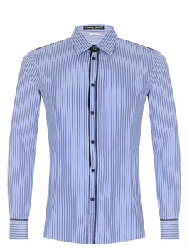 Рубашка Slim Fit хлопковая FRANKIE MORELLO