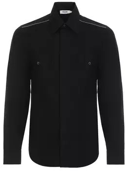 Рубашка Slim Fit хлопковая MOSCHINO