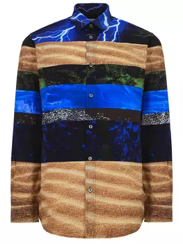 Рубашка Slim Fit хлопковая MOSCHINO