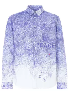 Рубашка Slim Fit хлопковая MOSCHINO