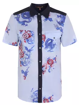Рубашка Slim fit хлопковая ROBERTO CAVALLI