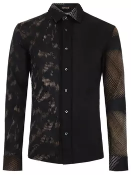 Рубашка Slim Fit хлопковая ROBERTO CAVALLI