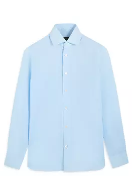 Рубашка Slim Fit хлопковая UOMO COLLEZIONI