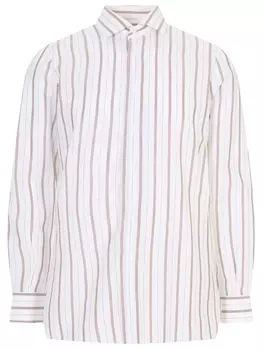 Рубашка Slim Fit хлопковая в полоску STILE LATINO