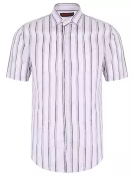 Рубашка Slim Fit из хлопка и шелка ETRO