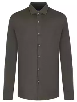 Рубашка Slim Fit из лиоцелла и хлопка
