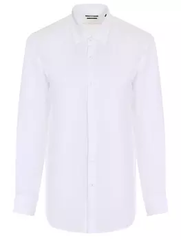 Рубашка slim fit льняная