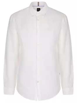 Рубашка Slim Fit льняная BOSS