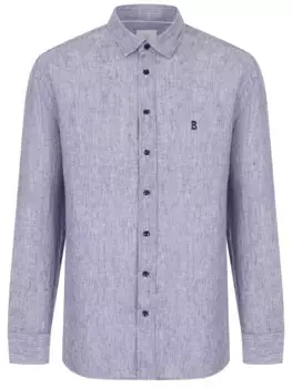 Рубашка Slim Fit льняная Timi