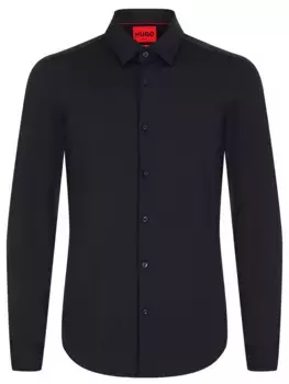 Рубашка Slim Fit однотонная