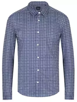 Рубашка Slim Fit с принтом