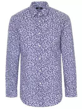 Рубашка Slim Fit с принтом