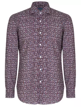Рубашка Slim Fit с принтом BARBA