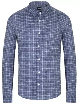 Рубашка Slim Fit с принтом BOSS