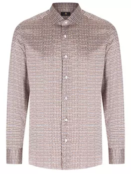 Рубашка Slim Fit шелковая JOHNNY MANGLANI