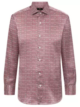 Рубашка Slim Fit шелковая JOHNNY MANGLANI