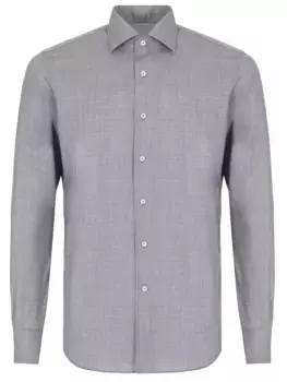 Рубашка Slim Fit шерстяная