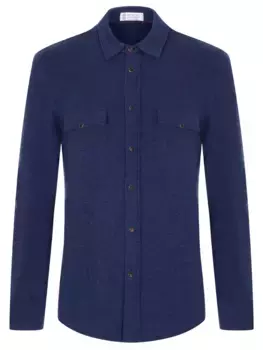 Рубашка Slim Fit шерстяная