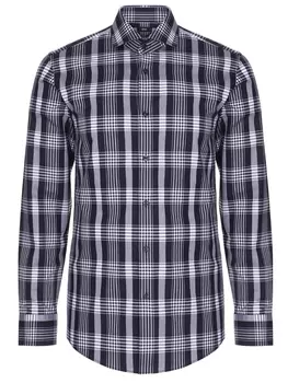 Рубашка Slim Fit в клетку BOSS