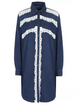 Рубашка удлиненная джинсовая