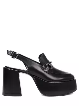 Сабо кожаное