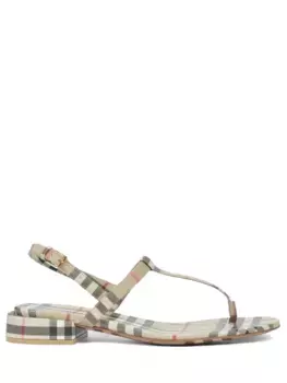 Сандалии кожаные