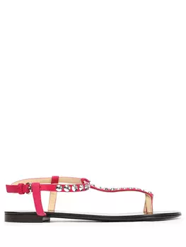 Сандалии кожаные