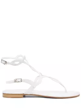 Сандалии кожаные