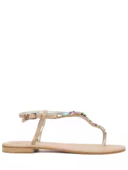 Сандалии кожаные