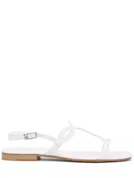 Сандалии кожаные