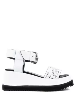 Сандалии кожаные ALEXANDER MCQUEEN