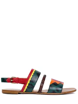 Сандалии кожаные ETRO