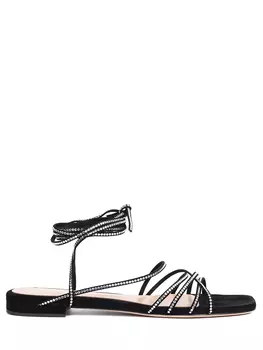 Сандалии замшевые GIANVITO ROSSI