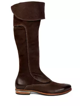 Сапоги из кожи и нубука FABI