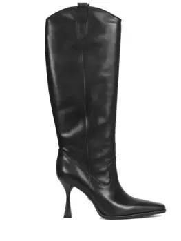 Сапоги кожаные