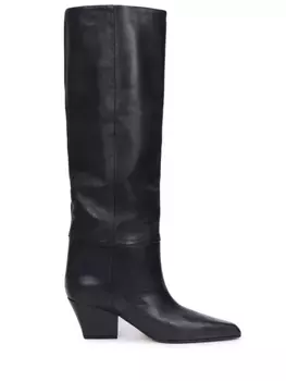 Сапоги кожаные