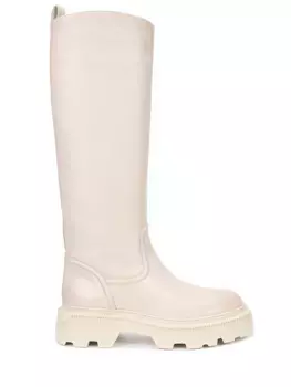 Сапоги кожаные