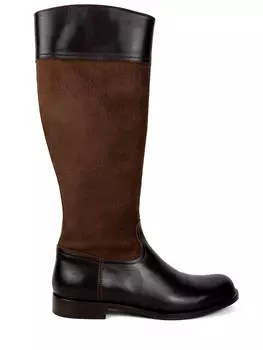 Сапоги кожаные POLLINI