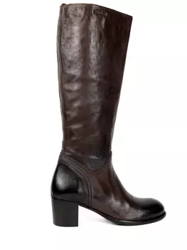 Сапоги кожаные POLLINI