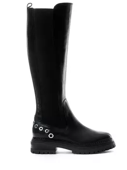 Сапоги кожаные SERGIO ROSSI