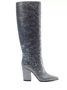 Сапоги со стразами SERGIO ROSSI