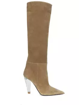 Сапоги замшевые