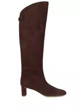 Сапоги замшевые