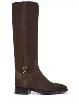 Сапоги замшевые