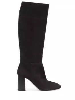 Сапоги замшевые