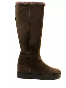 Сапоги замшевые на меху S.FERRAGAMO