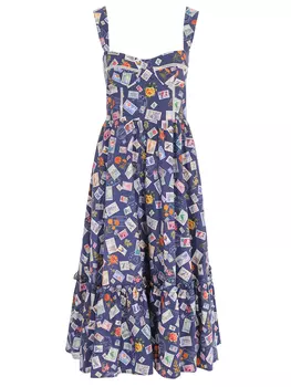 Сарафан хлопковый с принтом