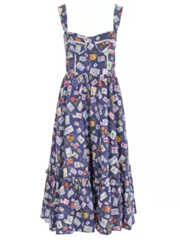 Сарафан хлопковый с принтом