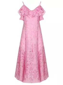 Сарафан из шелка и льна Rose CELLESTERRA