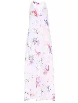 Сарафан льняной с принтом